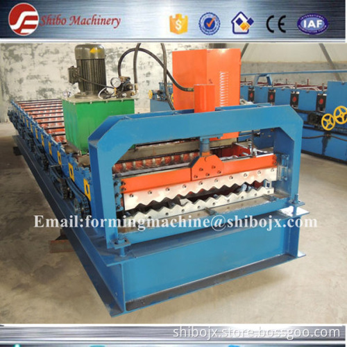850 Corrugated sheet metal roofing roll forming machine